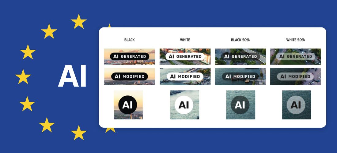 À quoi doit ressembler la mention IA dans les vidéos en Europe