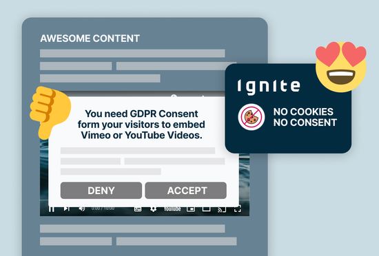 Ignite hat keine Cookies