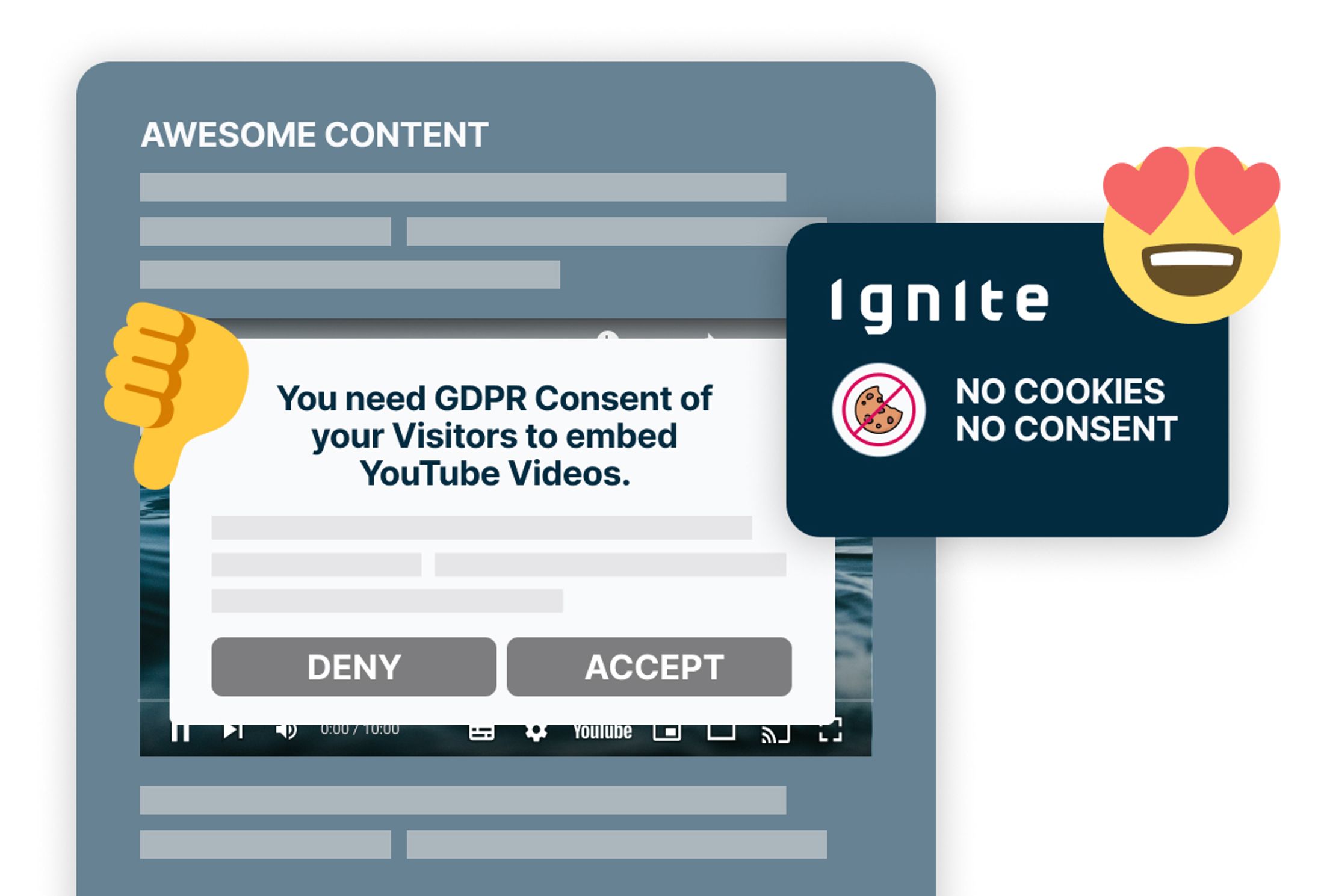 Ignite has no cookies