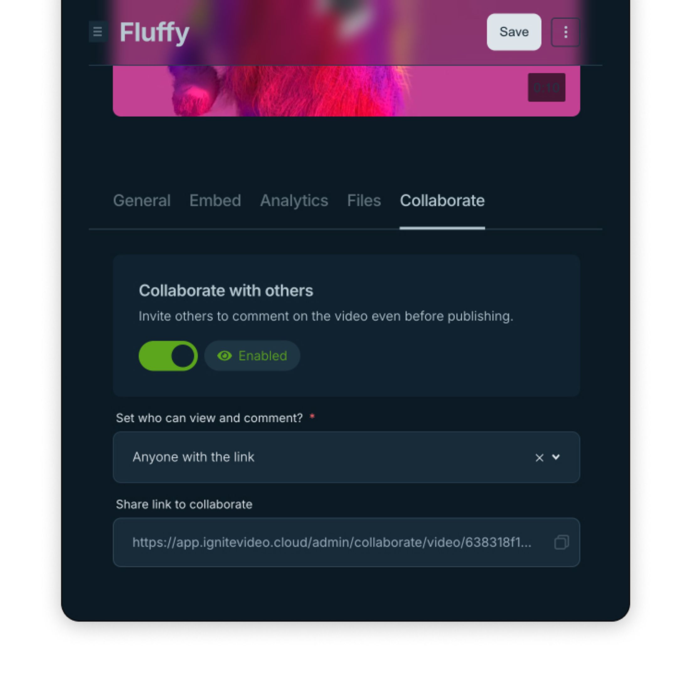 Kollaboration innerhalb von Ignite
