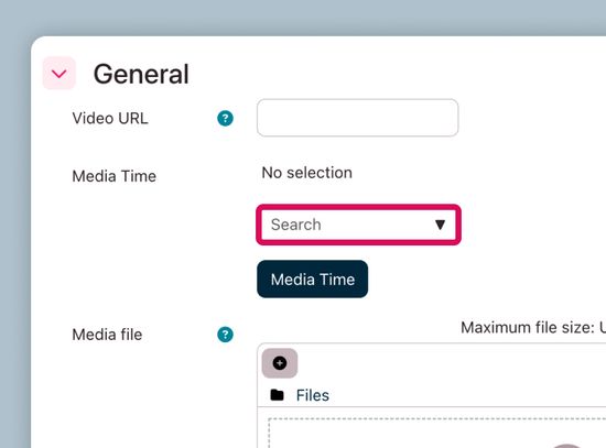 Pesquisar um vídeo Ignite no Moodle