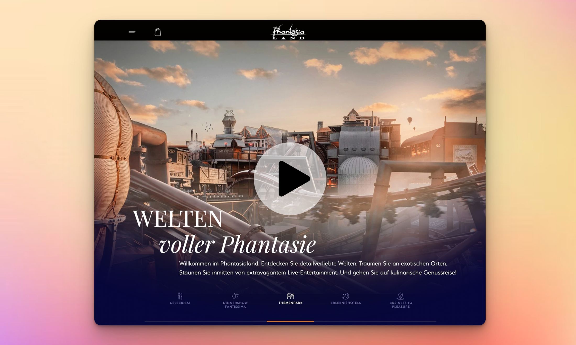 Showcase: Phantasialand Website
