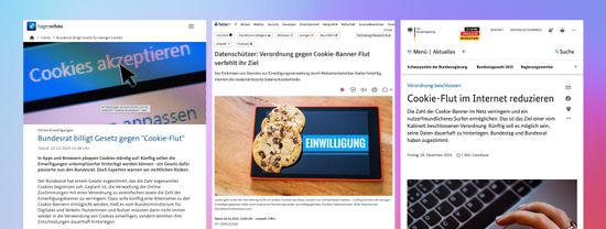 Beispiele: Positive Presse bei Cookies