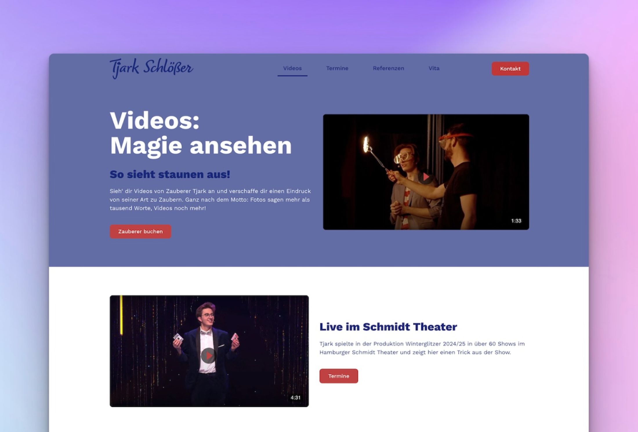 Preview Website tjark-schloesser.de