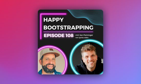 Screenshot Jan on the Podcast Happy Bootstrapping