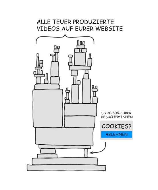 MEME das zeigt wie schlecht Cookies für die Web Expierence sind