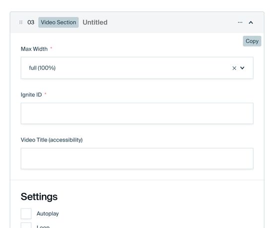Payload Admin Screenshot - Pflege mit Ignite
