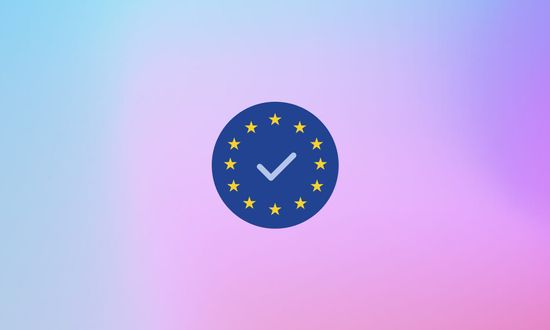 Imagen con icono de política de privacidad UE